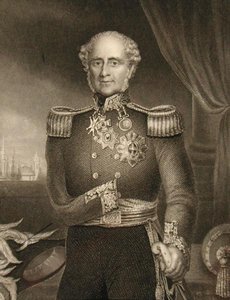 James Henry Somerset Fitzroy (1788-1855) 1. Baron Raglan (gravering) af English School
