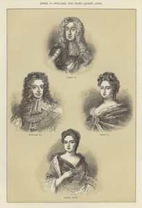 James II, William og Mary, Dronning Anne af English School