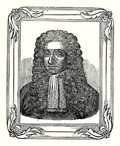 James II blev født i 1633, kronet i 1685 og døde i 1701 (gravering) af English School