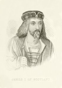 James I af Skotland af English School