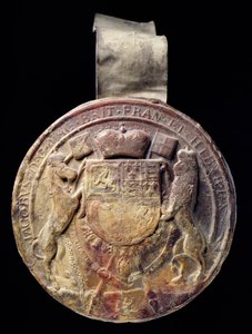 James Is Great Seal, 1600-tallet (voks) af English School