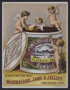 James Keller & Sons Dundee marmelade, reklame (chromolitho) af English School