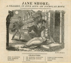 Jane Shore, en tragedie i fem akter. af English School