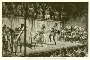 Javanesisk Drame.--Teatret i Moros-Moros af English School