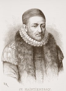 Je Maintiendray, Illustration aus The History of Protestantism von James Aitken Wylie, veröffentlicht 1878 von English School