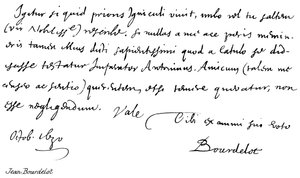 John Bourdelot af English School