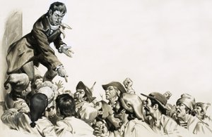 Jean Paul Marat vækkede had i hjertet på pøblen i Paris af English School