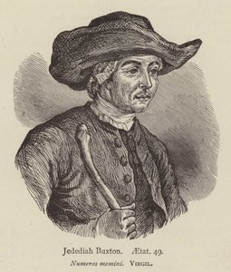 Jedediah Buxton, aetat 49 (gravering) af English School