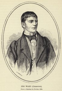 Jem Ward, Champion, Fra et maleri af Patten, 1826 af English School