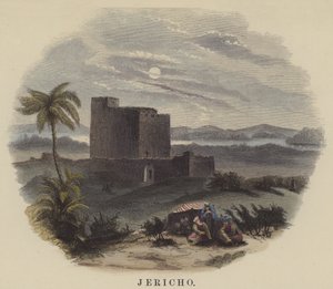 Jericho (farvet gravering) af English School