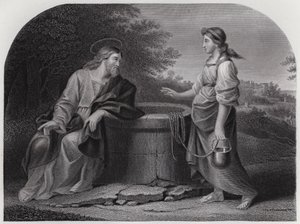 Jesus and the Samaritans af English School