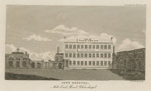 Jews Hospital, Mile End Road, Whitechapel af English School