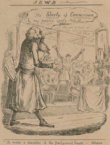 jøder; tegneserie af English School