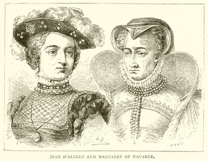 Joan DAlbret og Margaret af Navarra af English School