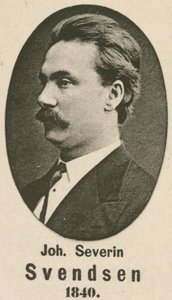 Johan Severin Svendsen (gravure) af English School