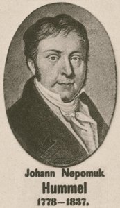 Johann Nepomuk Hummel (dybtryk) af English School