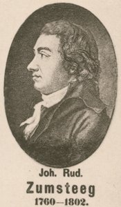 Johann Rudolf Zumsteeg (dybtryk) af English School