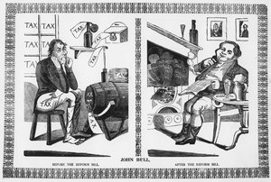 John Bull før og efter reformforslaget af English School