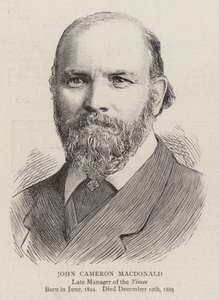 John Cameron Macdonald (gravering) af English School
