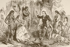 John Eliot (litho) af English School