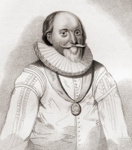 John Erskine, 2./19. jarl af Mar, ca. 1558 1634. skotsk politiker. Fra Iconographia Scotica eller Portraits of Illustrious Persons of Scotland, udgivet 1797. af English School