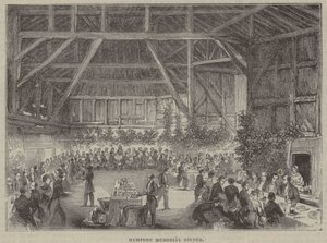 John Hampden Memorial Dinner, afholdt i forbindelse med opførelsen af et monument for ham af English School