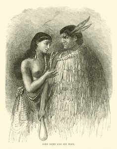 John Heke og hans kone af English School