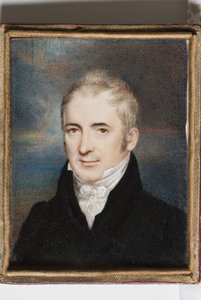 John Jacob Holtzapffel, ca. 1805 (wc på elfenben) af English School