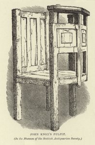 John Knoxs prædikestol af English School