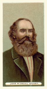 John McDouall Stuart (chromolitho) af English School