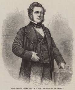 John Orrell Lever, Esquire, MP for bydelen Galway (gravering) af English School