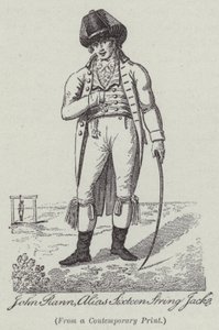 John Rann, alias Sixteen String Jack (gravering) af English School