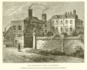 John Tradescants House i Kennington af English School
