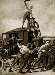 John Wilkes frigivet af London-mobben, 1768, illustration fra Hutchinsons Story of the British Nation, ca. 1923 af English School