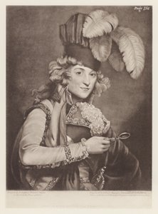 Jordan, fru Dorothy (litho) af English School