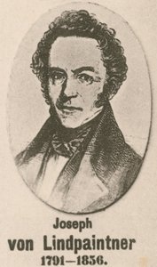 Joseph von Lindpaintner (gravering) af English School