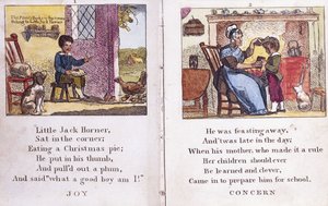 Glæde og bekymring, 1806 af English School
