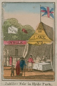 Jubilæumsmesse i Hyde Park, 1814 af English School