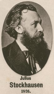 Julius Stockhausen (dybtryk) af English School