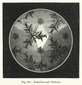 Kalejdoskopisk mønster (gravering) af English School