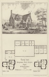 Keepers Lodge, Broadwell Grove Estate, Oxon (gravering) af English School