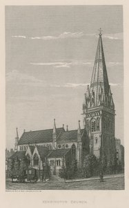 Kensington Church, London af English School