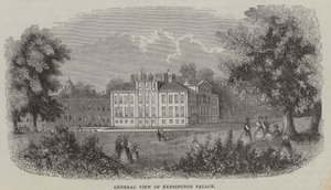 Kensington Palace, London (gravering) af English School
