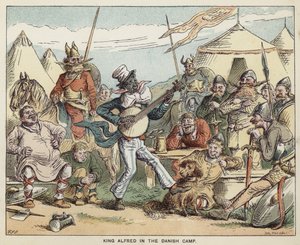 König Alfred im dänischen Lager