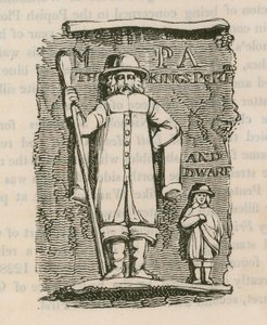 King Charles 1st Porter & Dwarf af English School