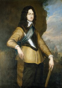 Kong Charles II (1630-85) som ung mand af English School