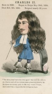 Kong Charles II (akvatint) af English School