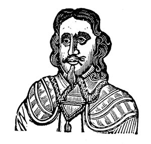 Kong Charles I (træsnit) af English School