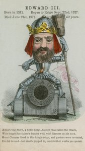 Kong Edward III (akvatinte) af English School
