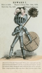 Kong Edward I (akvatinte) af English School